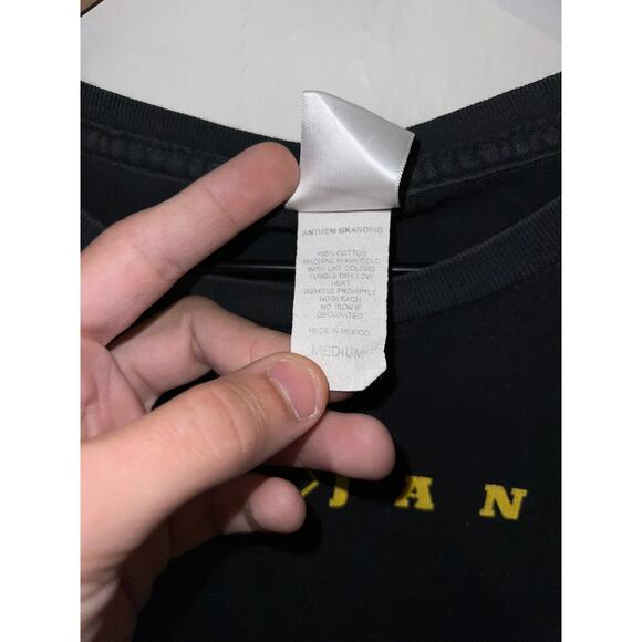 Womens Mary Jane Shirt No Pain No Jane Long Sleeve Black Tee Top Women M - Picture 6 of 10